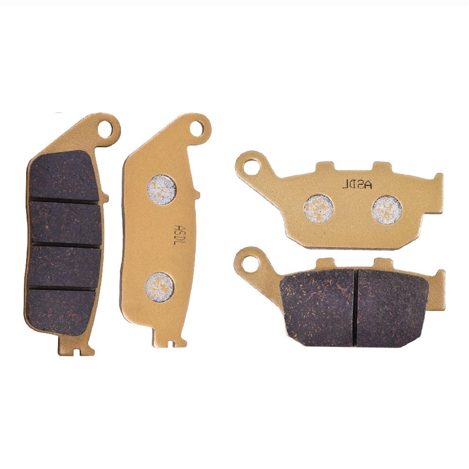 250CC Motorcycle Front Rear Brake Pad Compatible With CBR250 CBR250R MC19 1988-1989 VT250 VT250F FL Spada Castec 1988-1990 VT CBR 250 Motorbike brake pads (Color : 2)