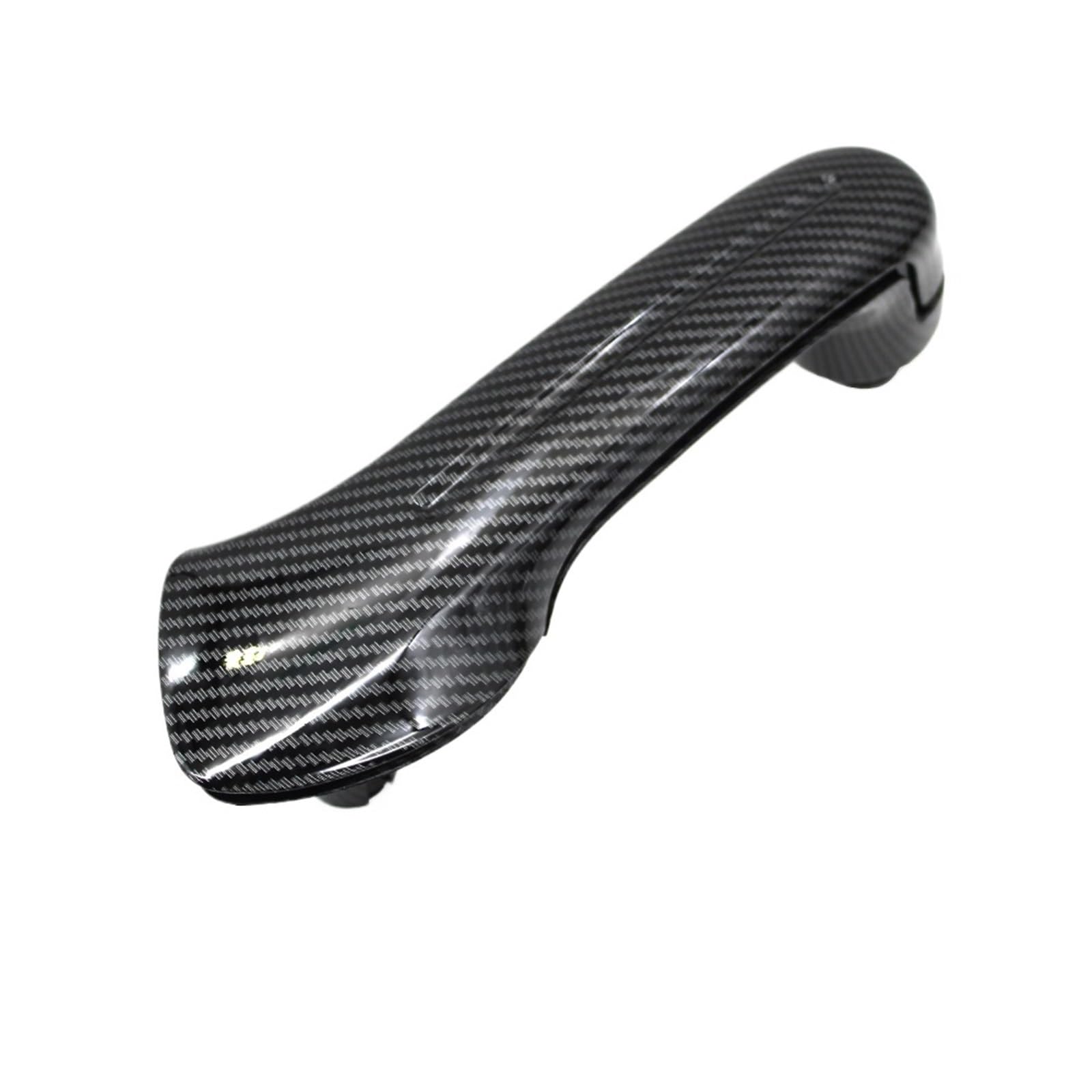 Btnuahq Carbon Fiber-Left Car Door Handle Interior 1Piece Interior Car Left Right Door Pull Handle Grab Cover Panel For Vw For Bora For Golf 4 Mk4 For Jetta 1999-2004 Car Inside Door Handle