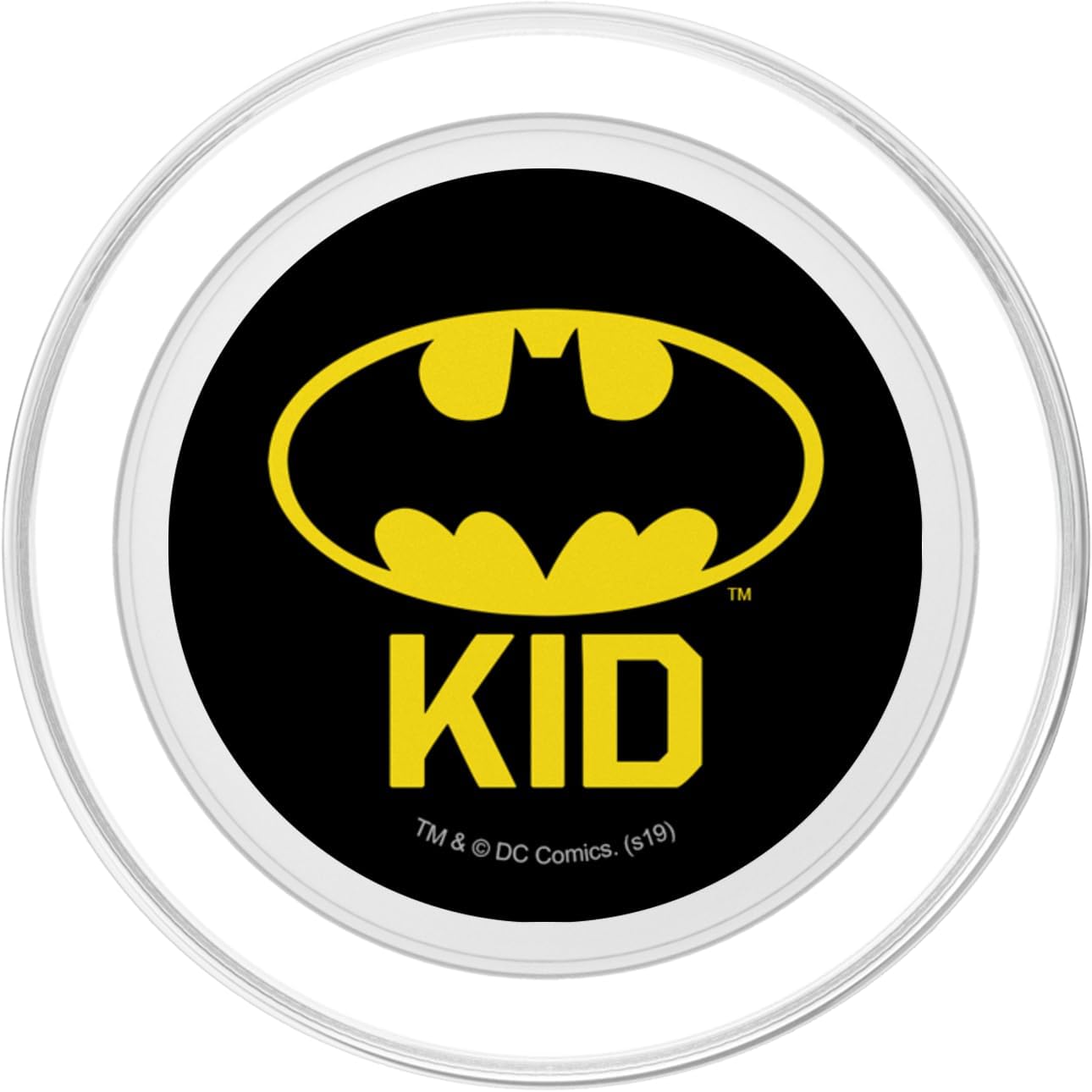 Batman Bat Kid Shield Logo PopSockets MagSafe PopGrip for iPhone