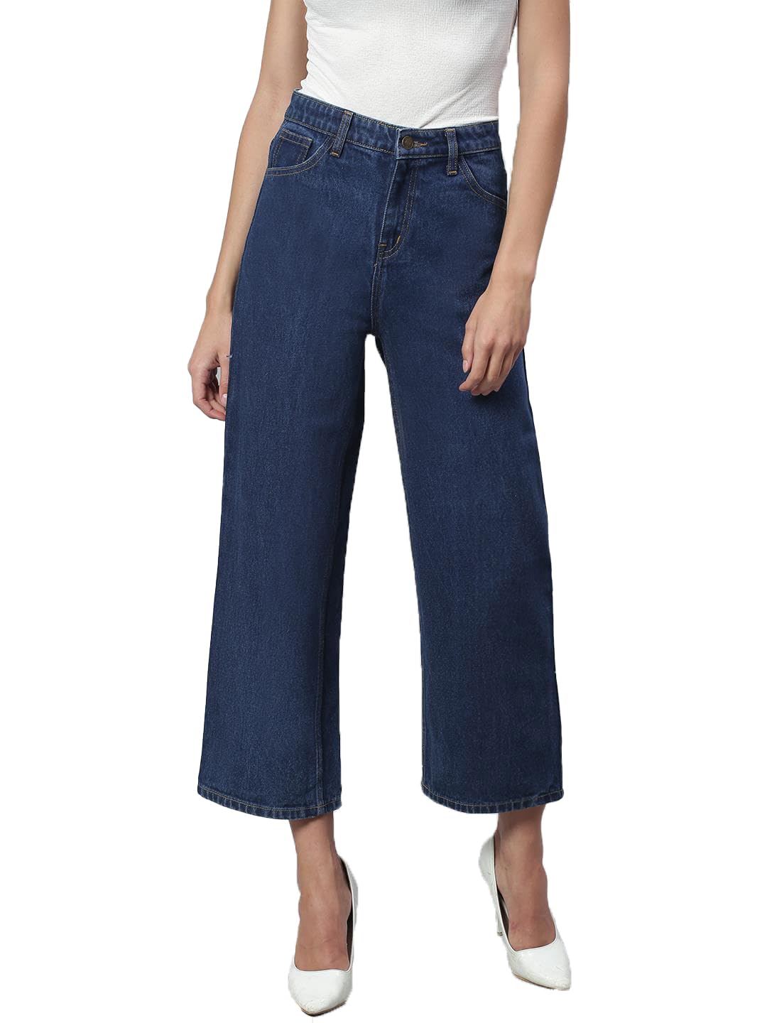 kotty Mid Rise Straight Leg Jeans – Durable Regular Fit Denim-picture-56