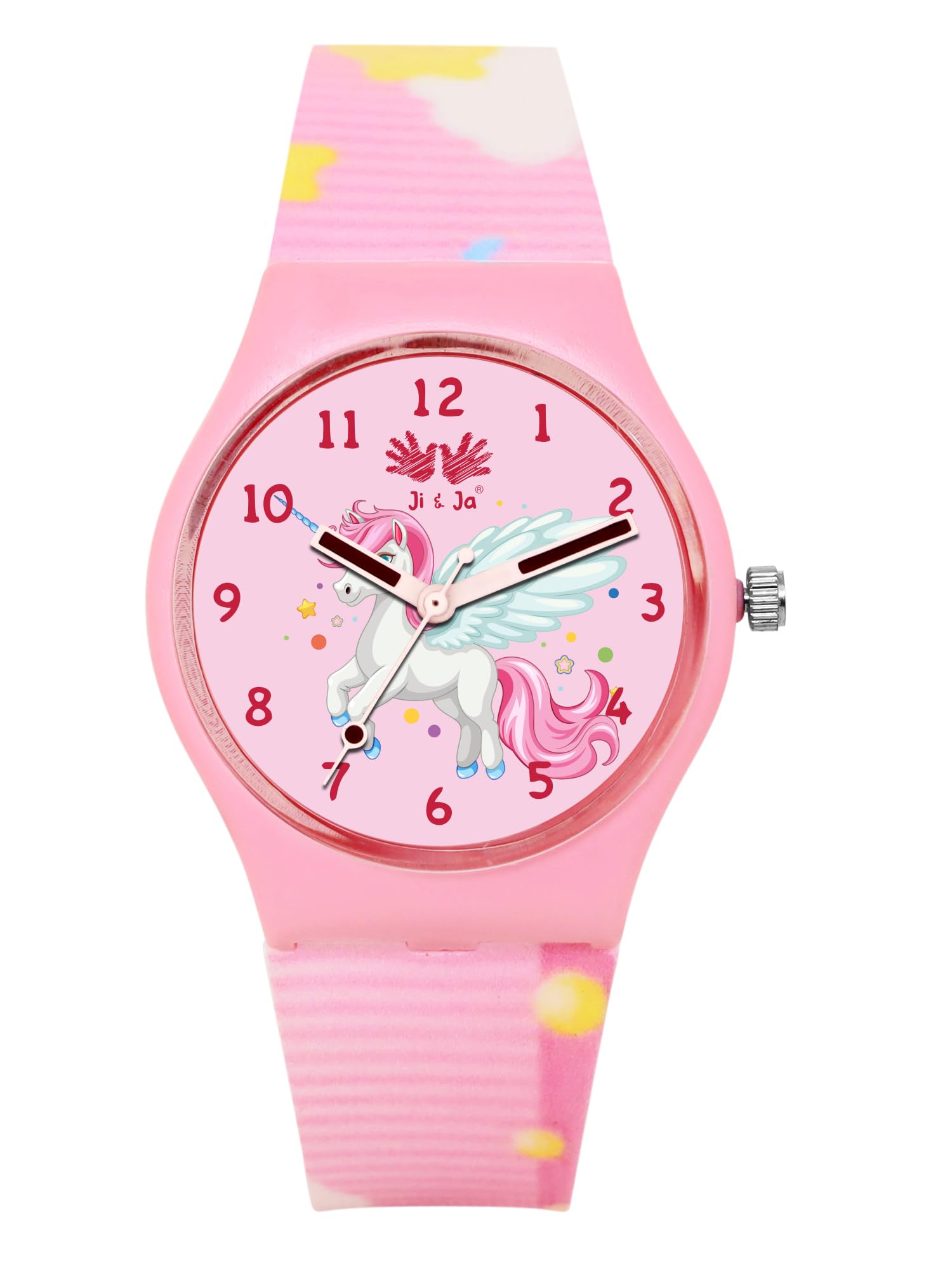 Ji and JaKids Analog Wrist Watches Slim, Sleek Light Weighted, Waterproof