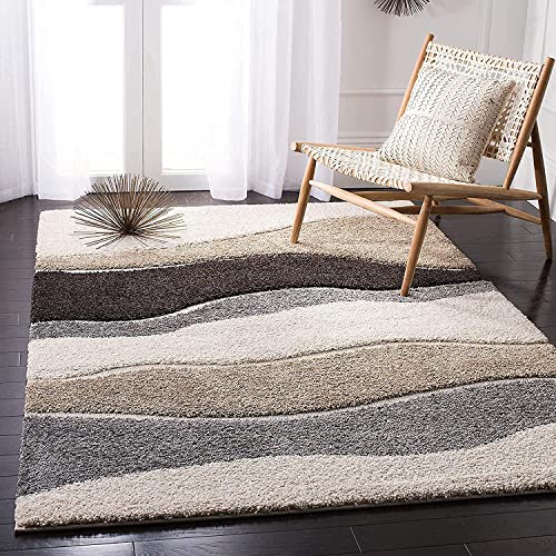 Image of Modern Soft 3D Shaggy Fur Rectangular Carpets for Living Room Thick Fluffy Rugs for Bedroom,9X12 Feet,Multi Color