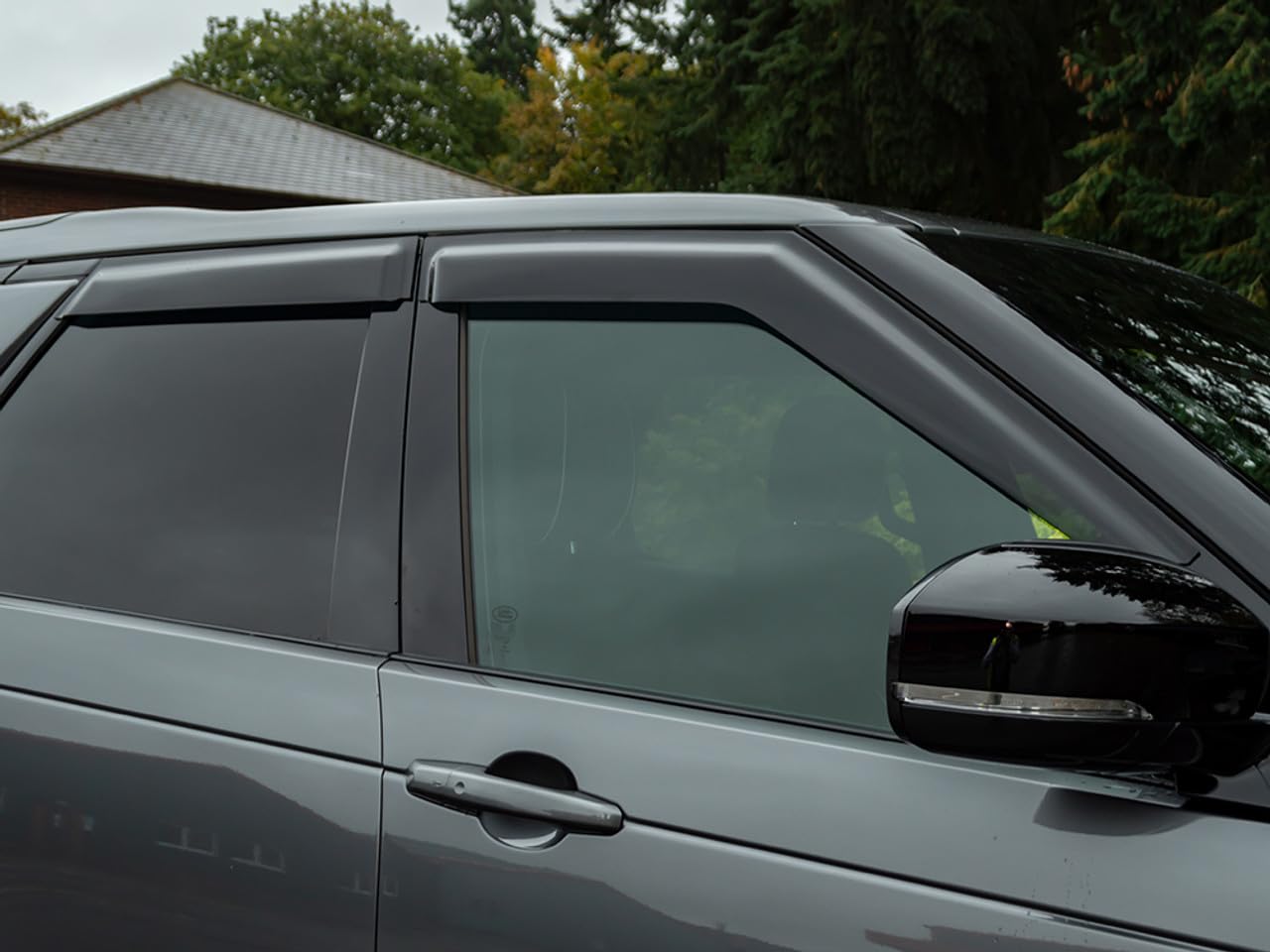 Juego de 4 deflectores de viento adhesivos compatibles con Land Rover Discovery 3 y 4 L319 2005 2006 2007 2008 2009 2010 2011 2012 2013 2014 2015 2016.