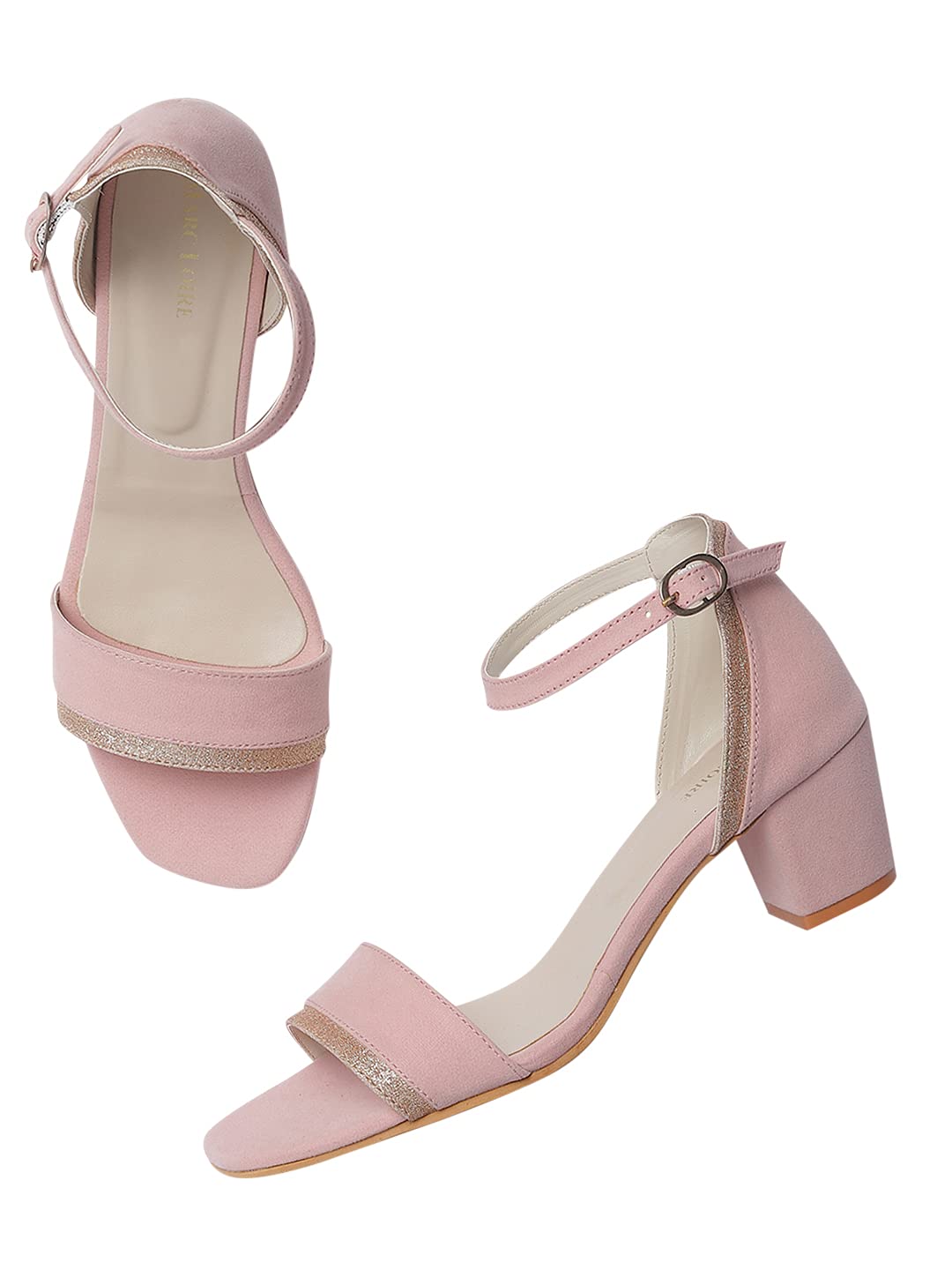 Marc Loire Womens Pink Party Open Toe Block Heel Fashion Sandals, 3 UK (B0913GB9BS) Amazon Price History, Amazon Price Tracker