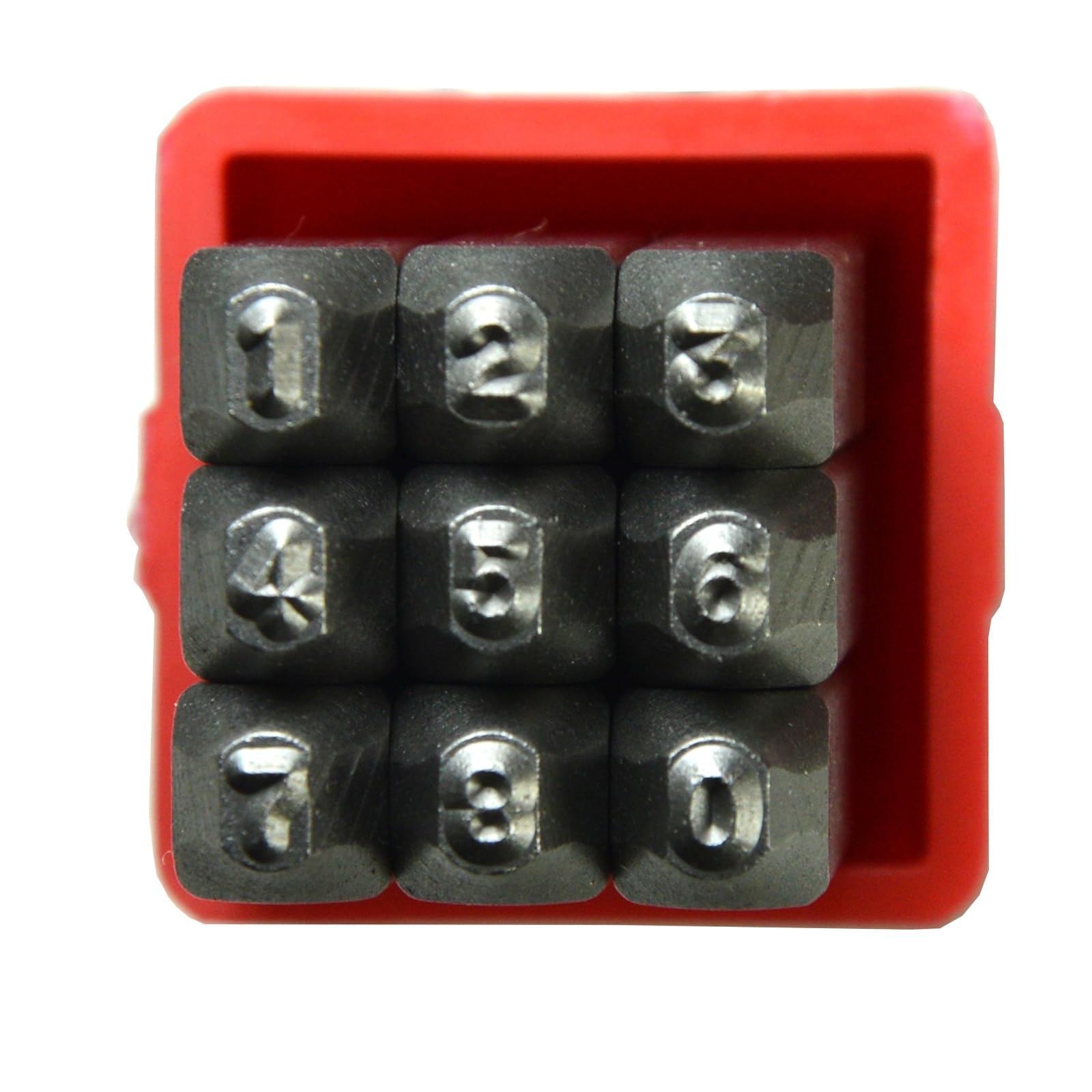 Wokesi 5/64" (2 mm) wysoka twardość stal węglowa górna obudowa odwrotna alfabet skrypt metalowy ręczny stempel zestaw do formy kod identyfikacyjny etykieta klejnotów narzędzia do wykonania (2 mm liczba odwrotna dziurka)