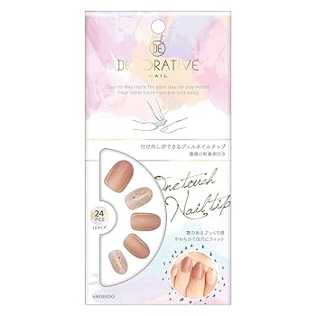 Amazon | デコラティブネイル ワンタッチジェルネイルチップ