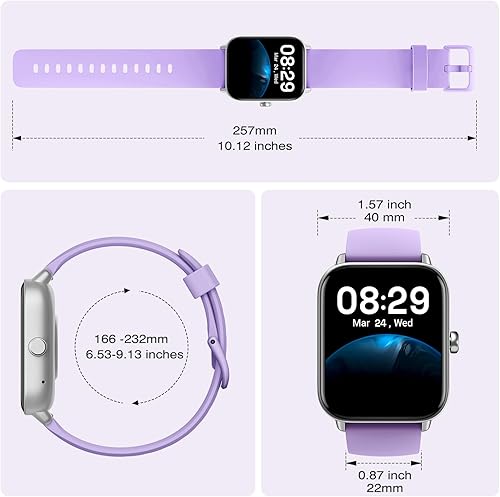 Miniatura 2 de ENOMIR Reloj inteligente para mujer y hombre de color