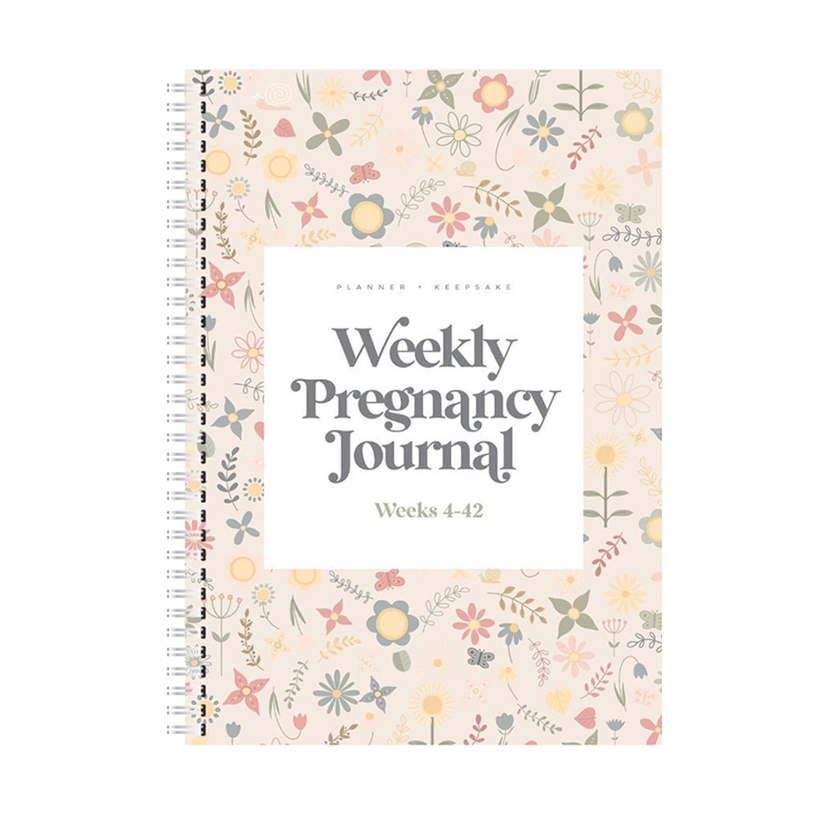 YabauuopPregnancy Journal, Pregnancy Keepsake Planner, 8.3x11.2 Inches Pregnancy Journal Book Planner Expecting Mom Must-Haves Weekly Organizer To Track Milestones for Moms