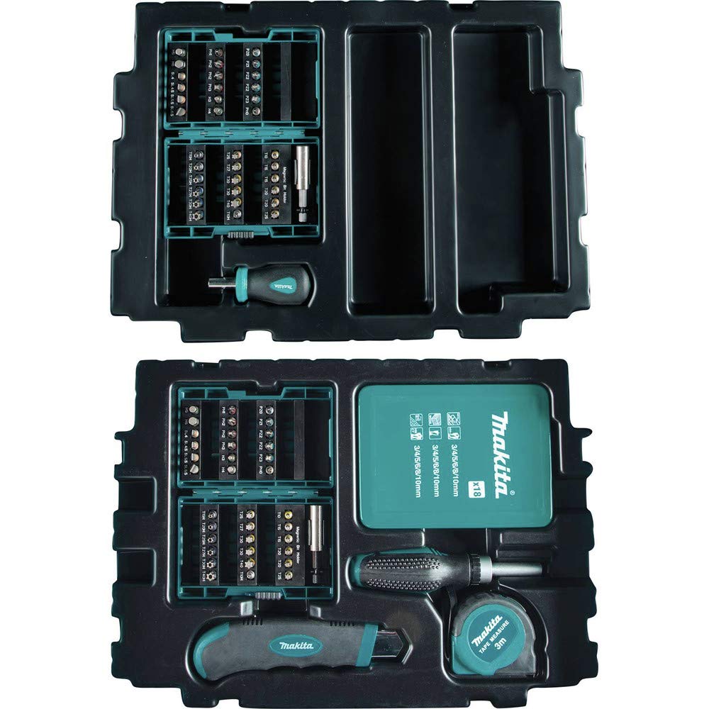 Makita B-49725 Bit and hand tool set, metric, 96-piece