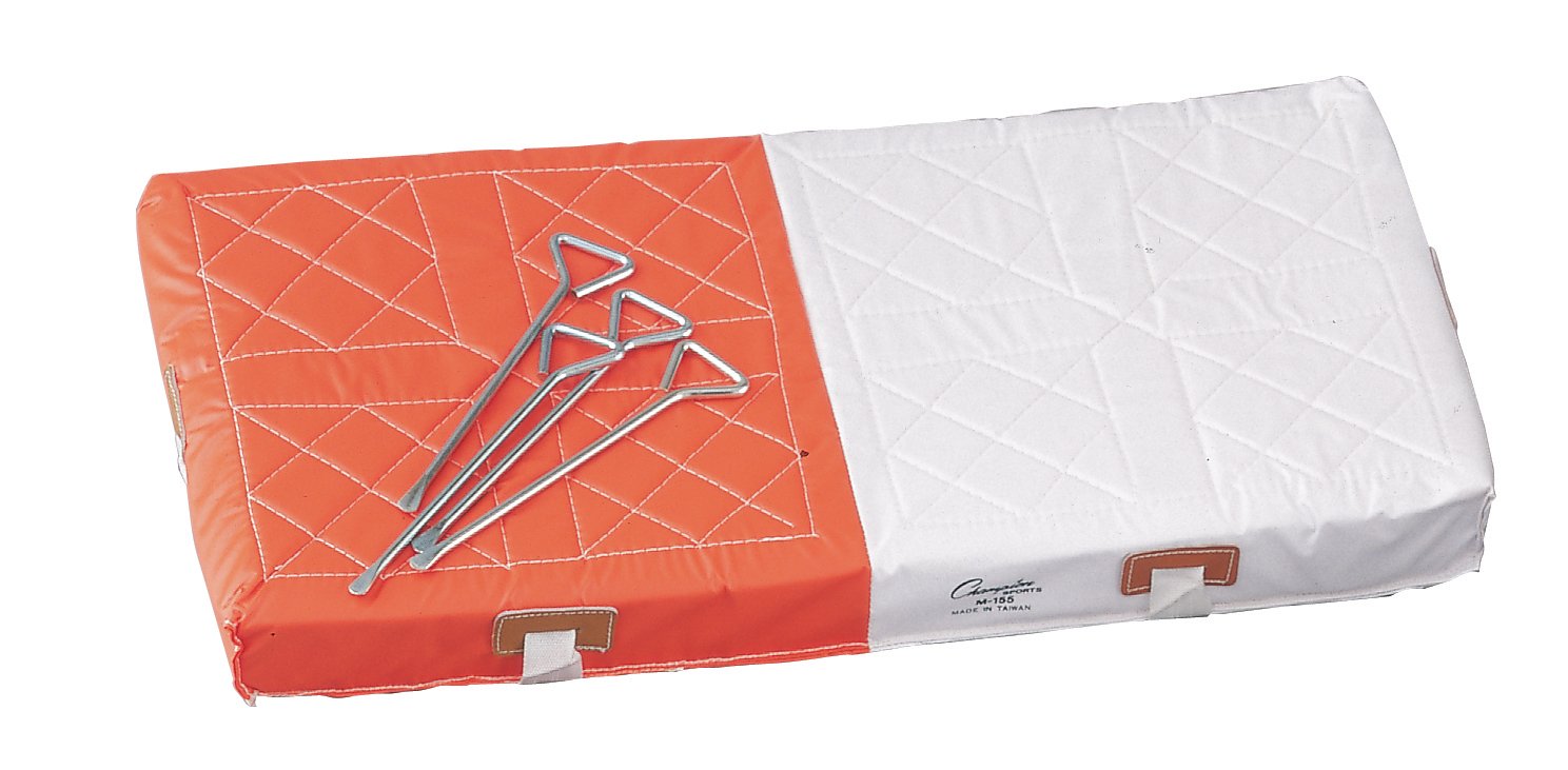 Champion Sports unisex adult M144 baseball and softball bases, White, One Size US