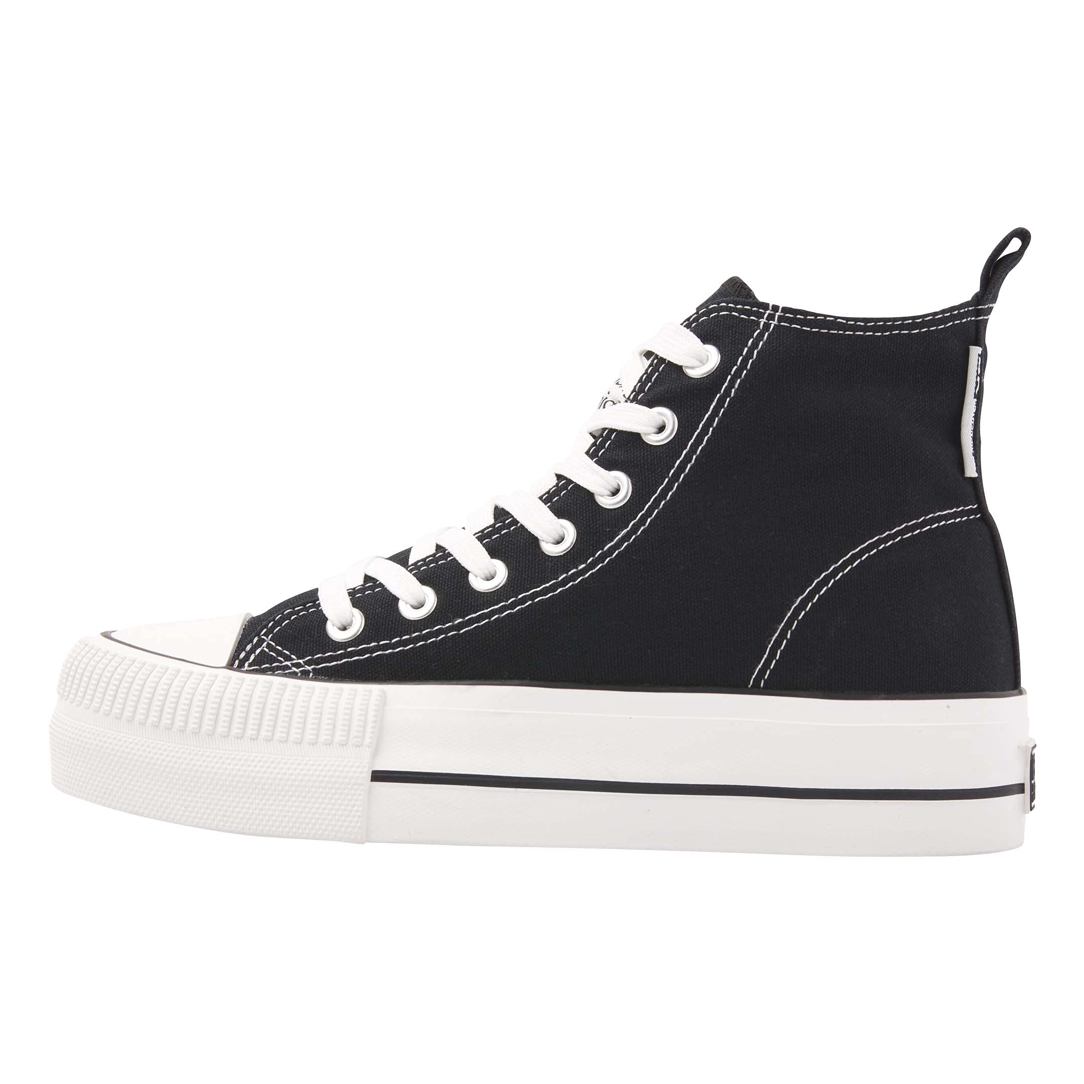 British Knights Women's Noir Trainers Kaya Mid