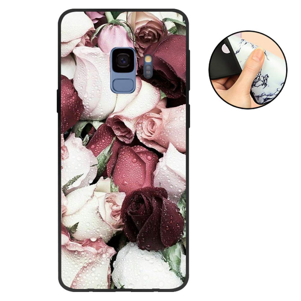 YYSJK S9 Case Sfor Samsung S9 Case Silicon Soft For Coque Galaxy S9 Case Cover Black Matt Case For Samsung Galaxy S9 Phone Protector,YDM,S9 Case