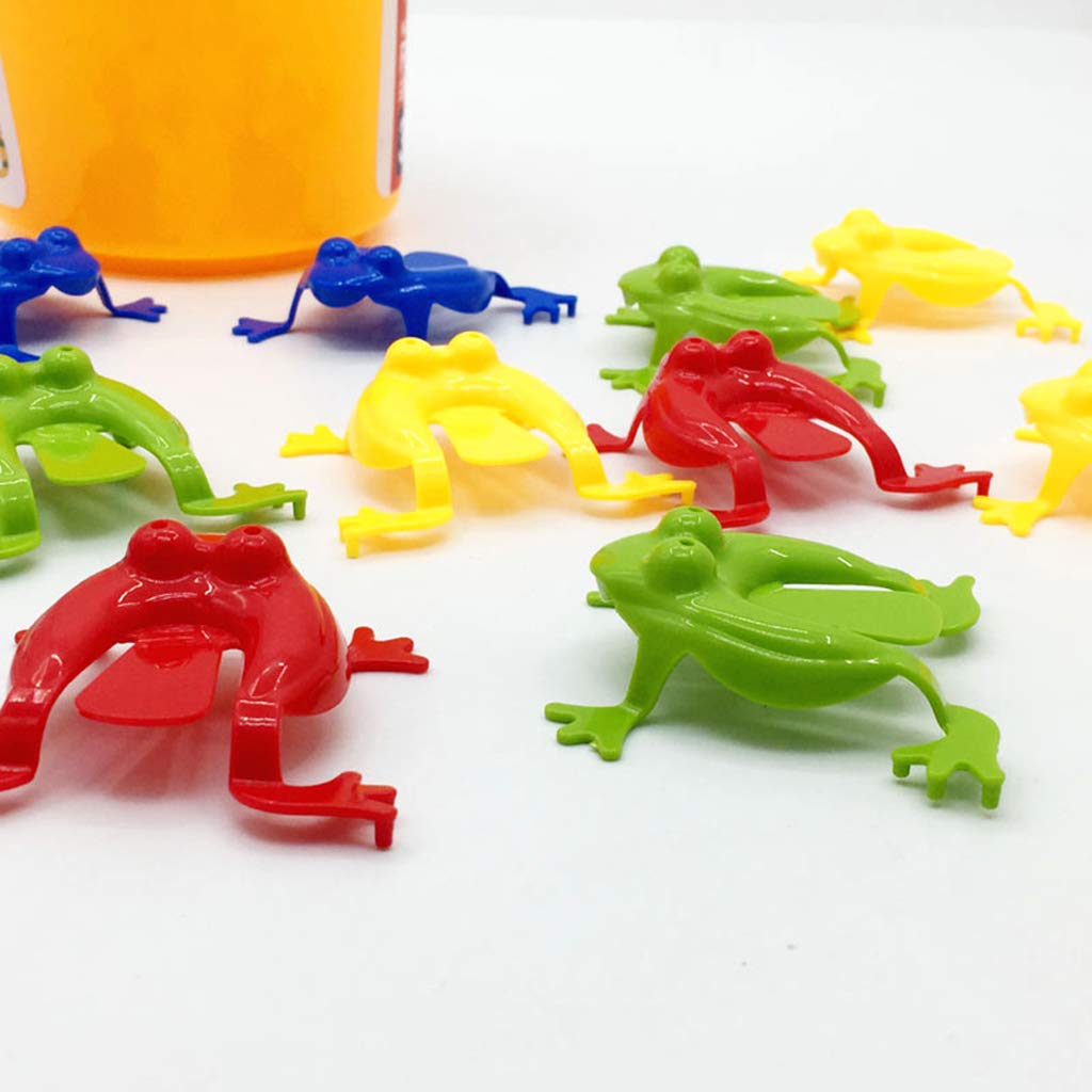 Lot De 40 Grenouilles Rebondissantes Miniatures - Couleurs Aléatoires