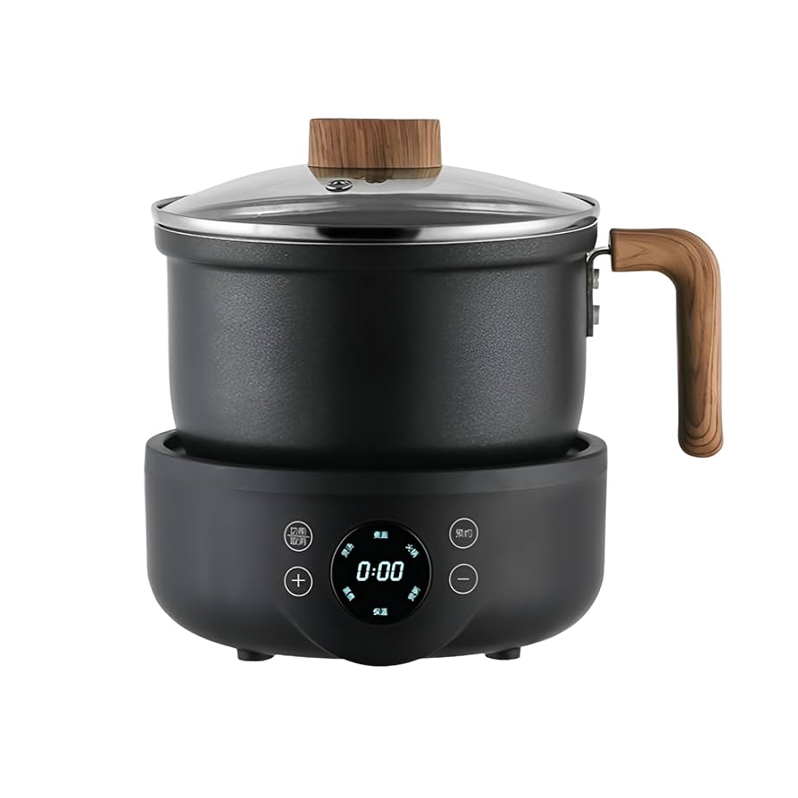 Amazon | 電気鍋 グリル鍋 一人用 ホットプレート 1.8L大容量 IH