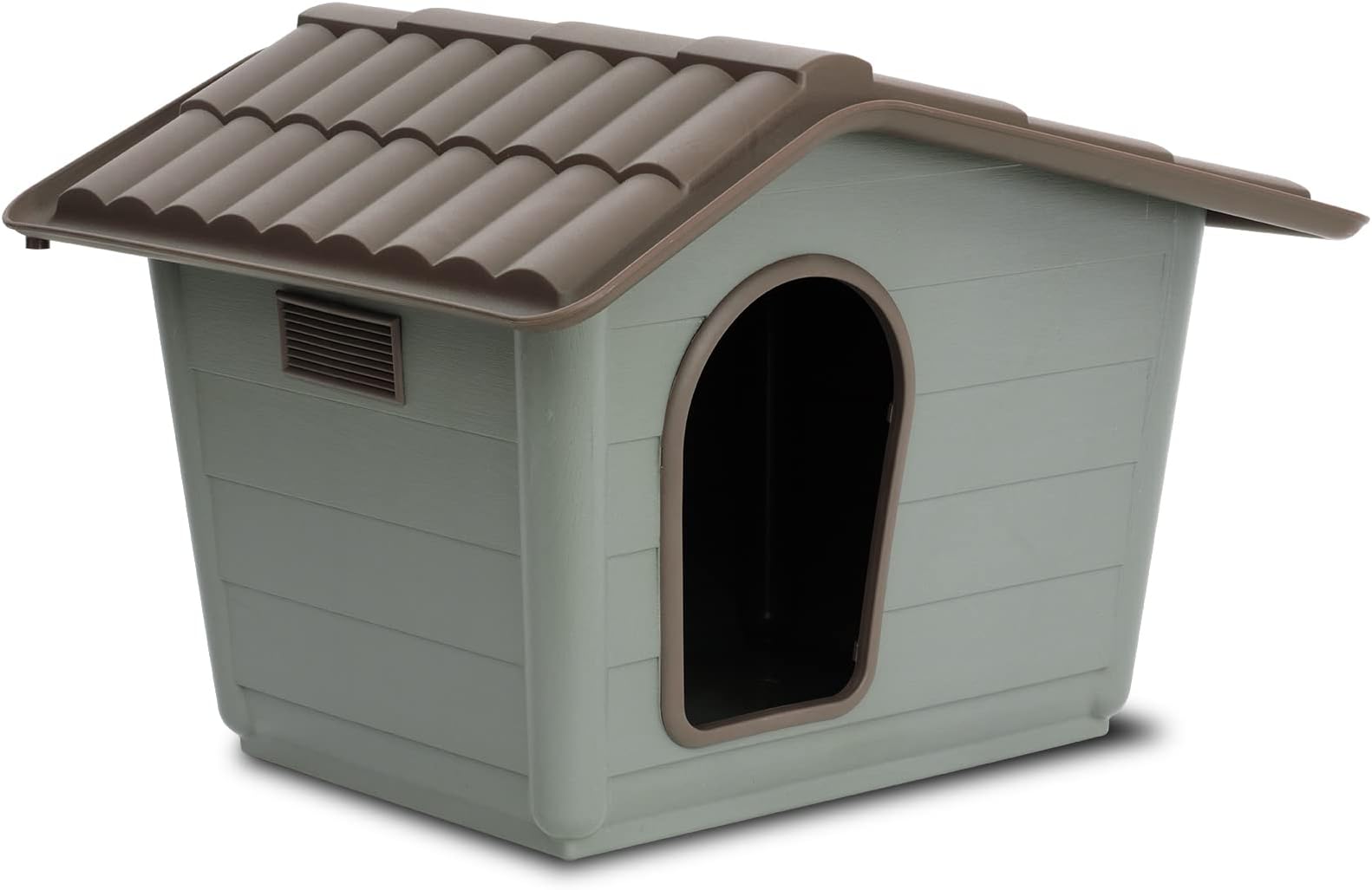 Cuccia Per Cane In Resina Termoformata - 43x25x40 Cm Colore Tortora/Beige | Igienica E Robusta - Foto 2