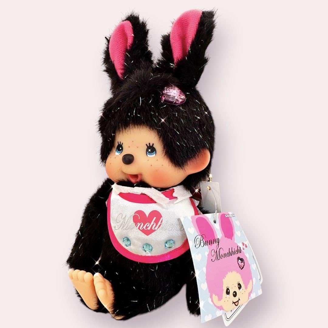 Amazon.co.jp: バニー モンチッチ バックチャームブラック 22cm