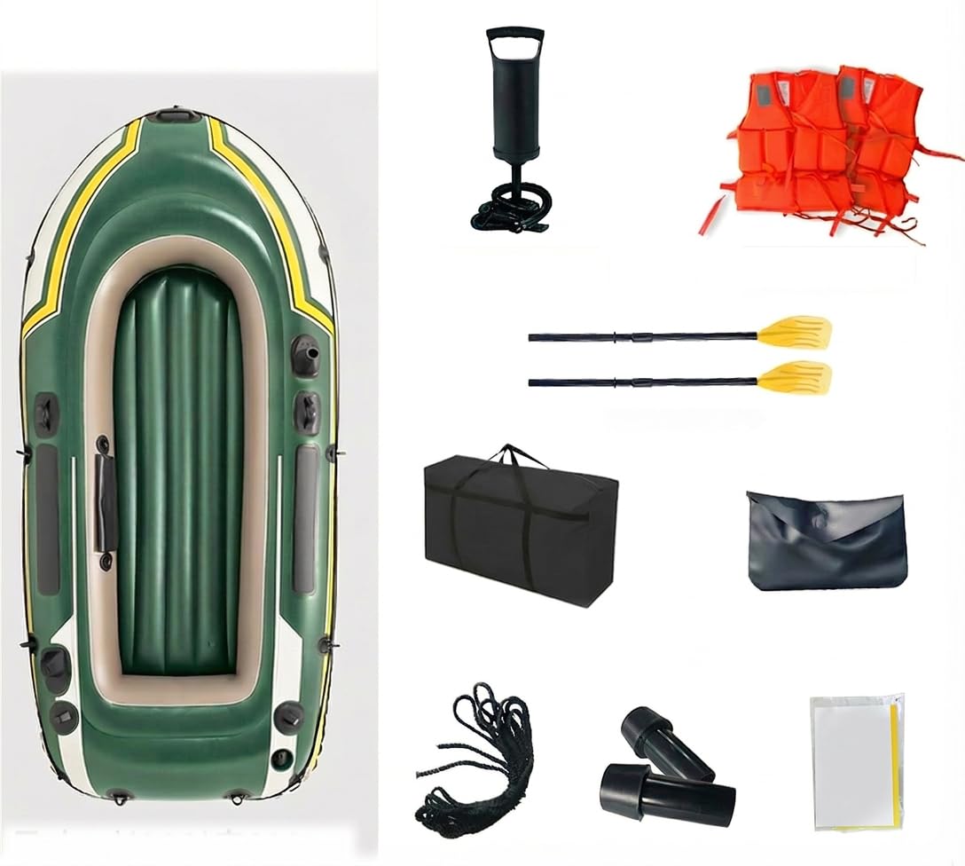 Schlauchboot, doppelt verdickt, Kajak, Seahawk, Schlauchboot, Luftkissen, Fischerboot, Ladungsboot, zusammenklappbar, für 2 Personen, Wassersport