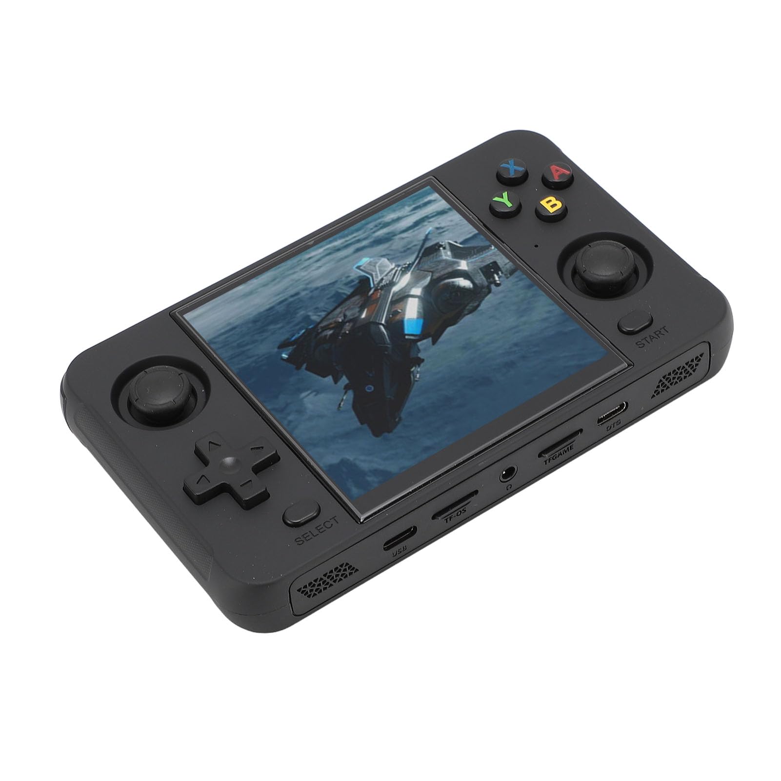 Tbest Console di Gioco retrò Portatile Console per Videogiochi Portatile con Schermo da 4 Pollici con Piccole Schede di Memoria per Bambini di Gioco 128G RK3566 Bit ARM 64 per Palmare da 0,8 GHz (#2)