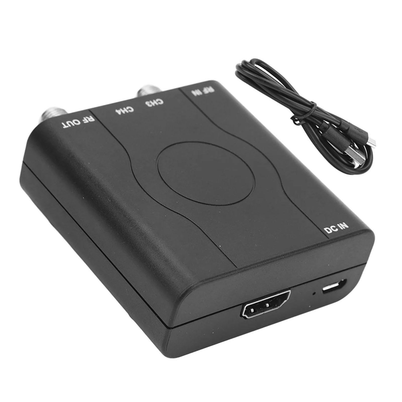Modulatore coassiale con Tecnologia risoluzione 1080P Adatto per segnali Video nitidi Uscita in Formato NTSC e convertitore da coassiale HDCP 1.4