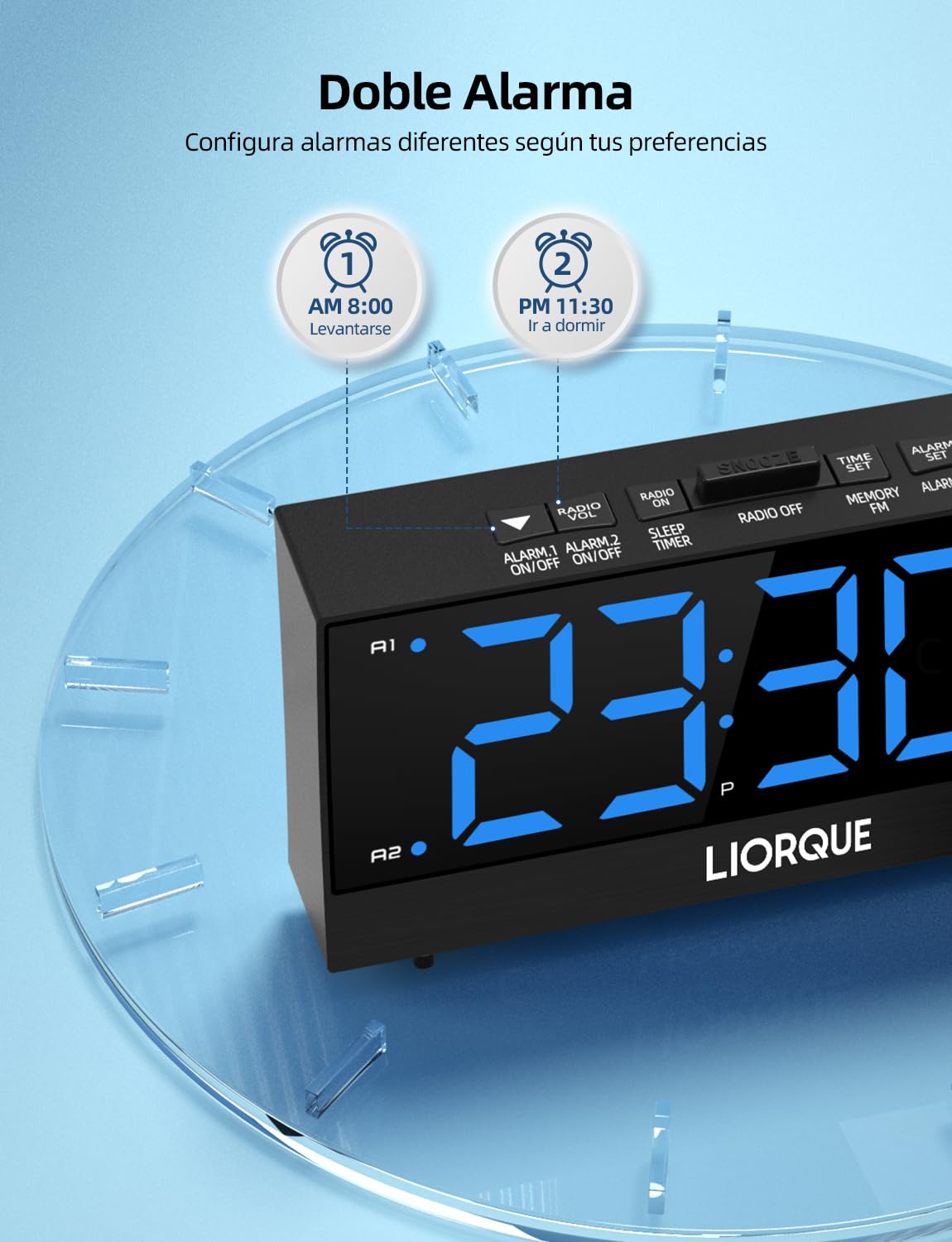 Despertador Inteligente Mpow Despertador Proyector Instrucciones