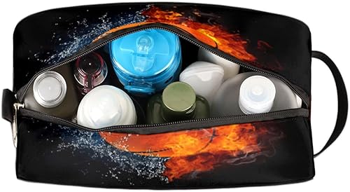 Miniatura 5 de Neceser de viaje para mujeres y hombres, bolsa de afeitar resistente al agua, kit de maquillaje organizador de cosméticos, bolsa de maquillaje para