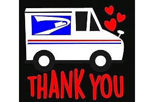 Waterproof Mail Box Decals: Express Gratitude to Postmen and Mail Carriers