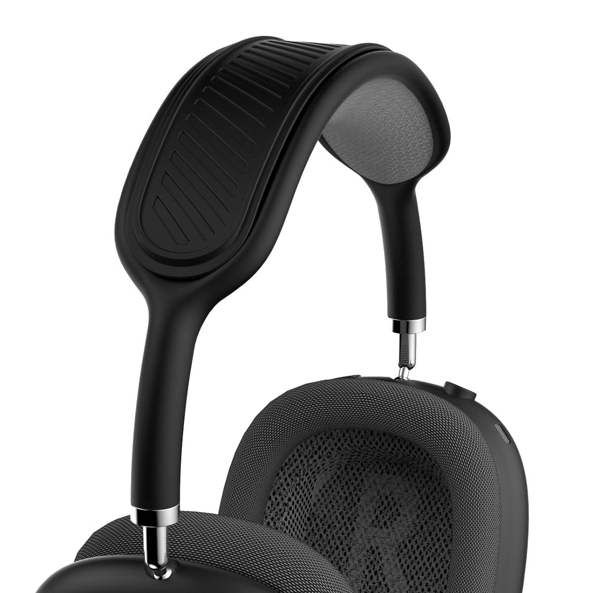 AirPods Max Headphone Cover (Black), Soft Silicone Comfort Cushion & Top Pad Protector, Compatible with AirPods Max (2020, 2024), Enhances Comfort & Protection, Over Ear Form Factor