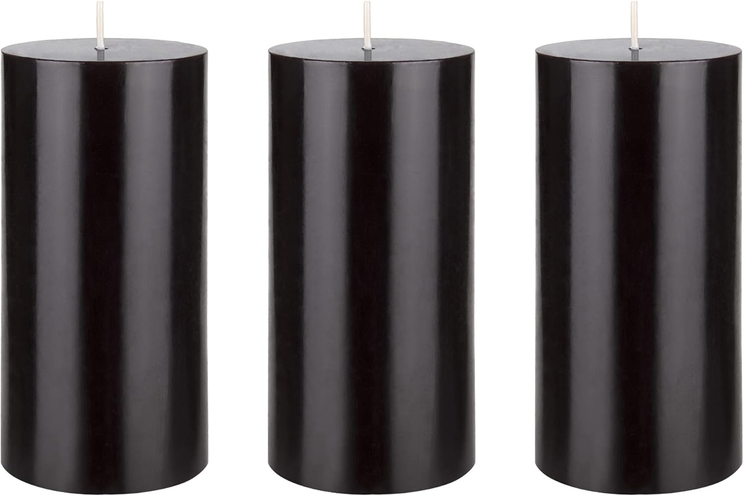 SRG 6 pcs Unscented Pink Round Pillar Candle, Hand Poured Premium Wax Candles 3 Inch x 6 Inch, Home Décor, Wedding Receptions, Baby Showers, Birthdays, Celebrations, Party Favors & More