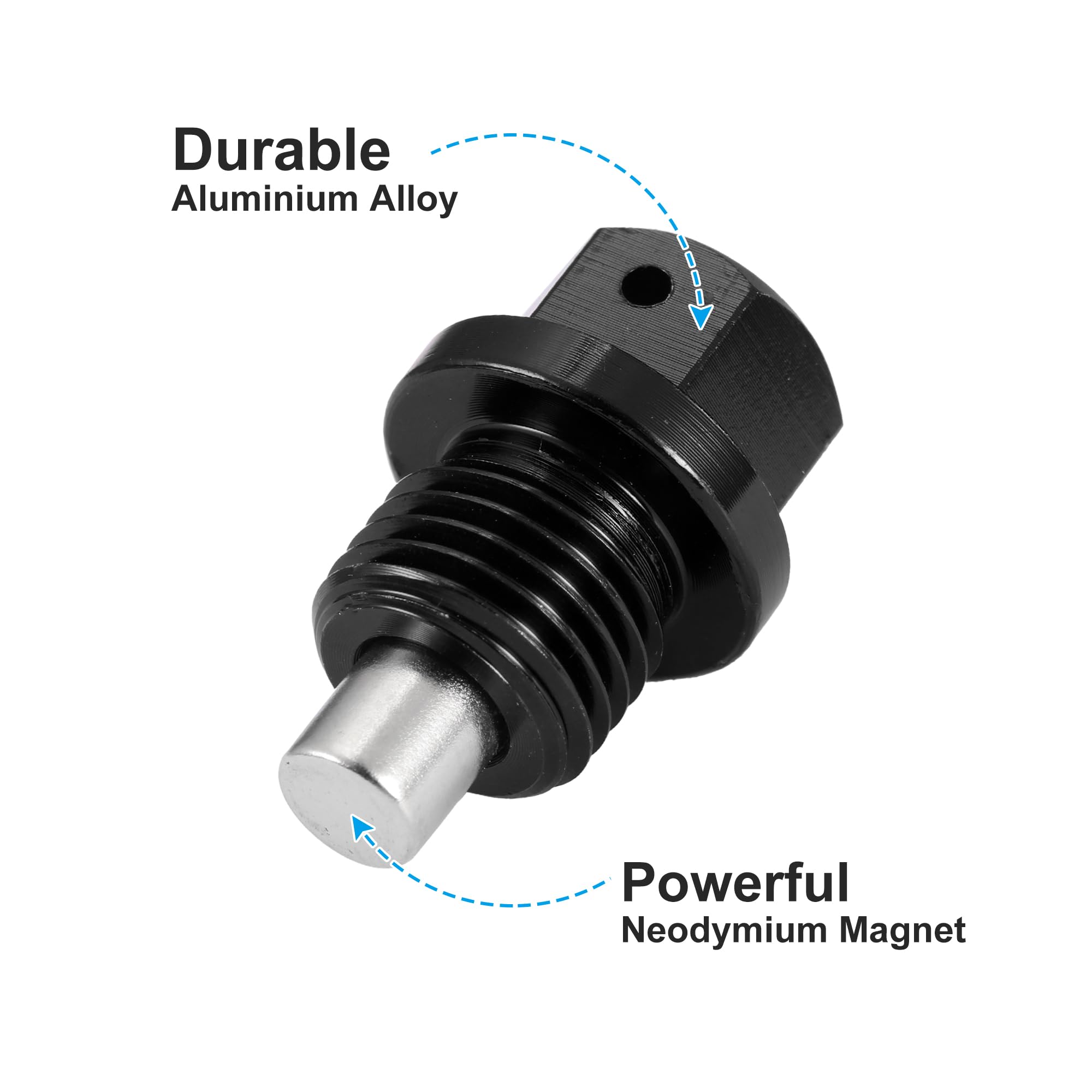 4 Stück Ölablassschrauben M14x1,5 Mit Dichtringen - Für Honda CR-V Und Andere Modelle