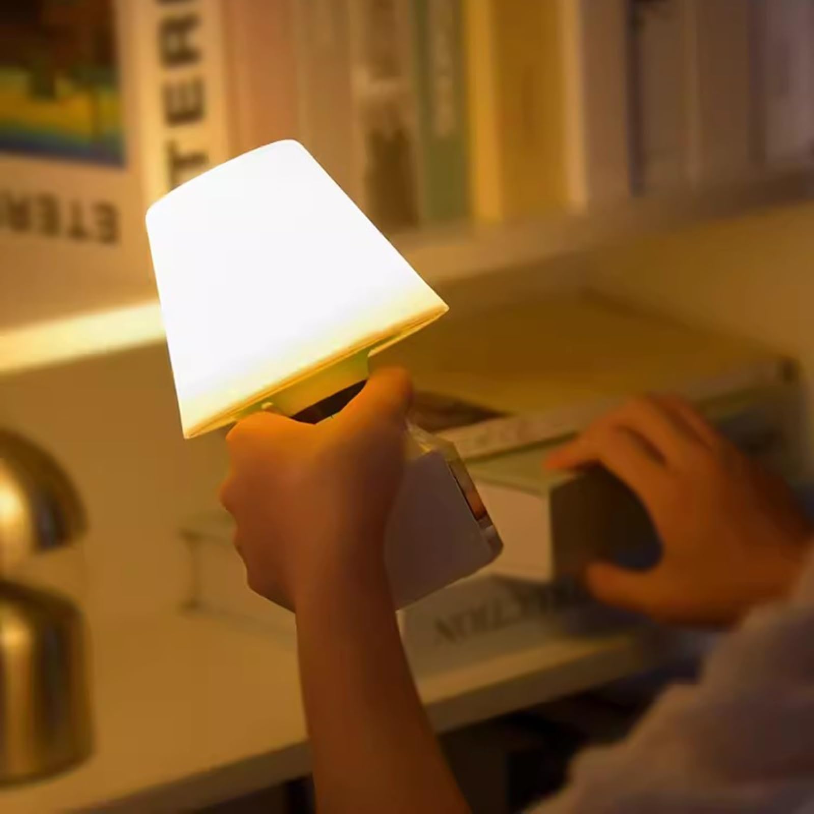 Veilleuse Veilleuse Lampe de Chevet Lampe de Table bébé Alimentation Oeil Charge Chambre Sommeil télécommande Lampe Nuit