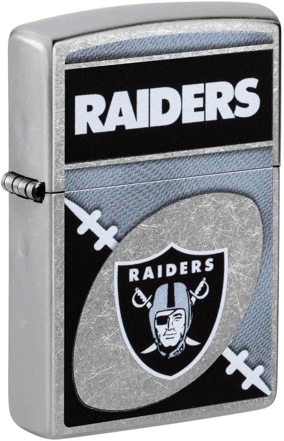 Personalized Raiders Zippo Lighter - Free Laser Engraving - Christmas, Halloween & Valentines Day Gift