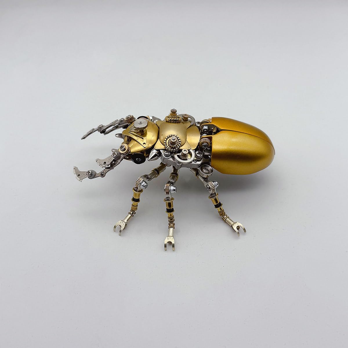 3D Metall Puzzle Insekten, Steampunk Bug Mechanisch Giraffen-Riesenbockkäfer Modellbausatz, DIY Montageblock Puzzle Geschenk Schreibtischdekoration (370 Teile)