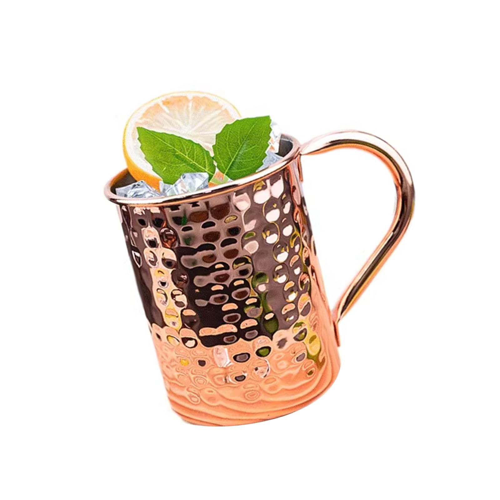 Gtylf 1 Pack 400Ml Copper Plated Drinking Cup Perfect For Coffee Tea Cocktails Unique Coffee Cup