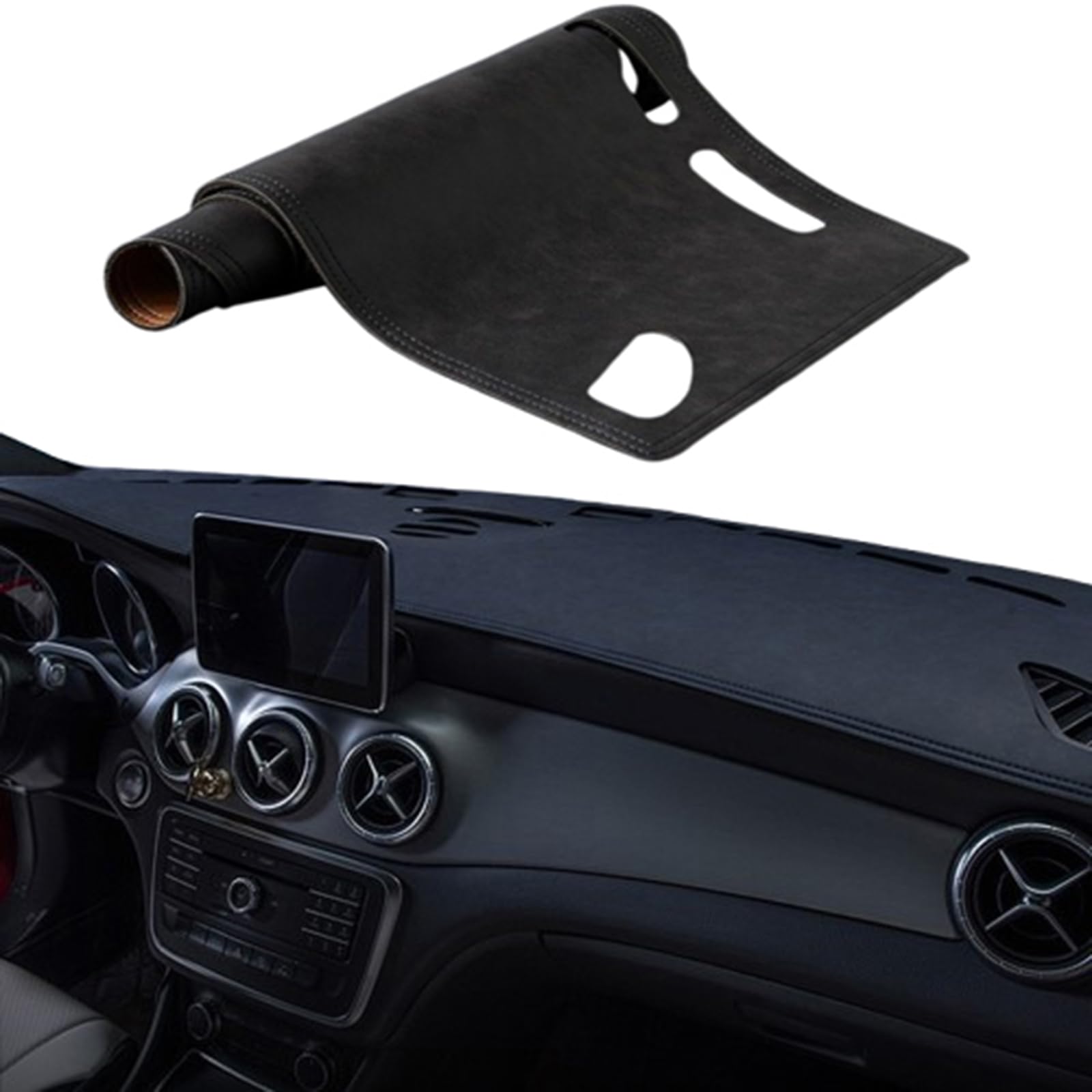 Copertura per Cruscotto per Audi A1 citycarver (2019–2026) allstreet | Costruzione Multi-Strato, Taglio Laser Preciso, Isolamento Termico, Aperture Ventilazione, Superficie Morbida