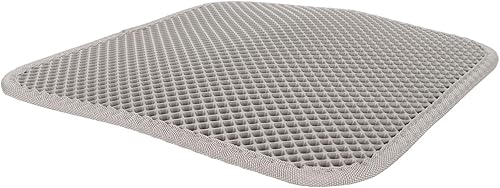 Miniatura 6 de Tapete de arena para gatos, almohadilla para atrapar la arena, suave de doble capa, impermeable, material EVA que evita resbalones, tapetes para