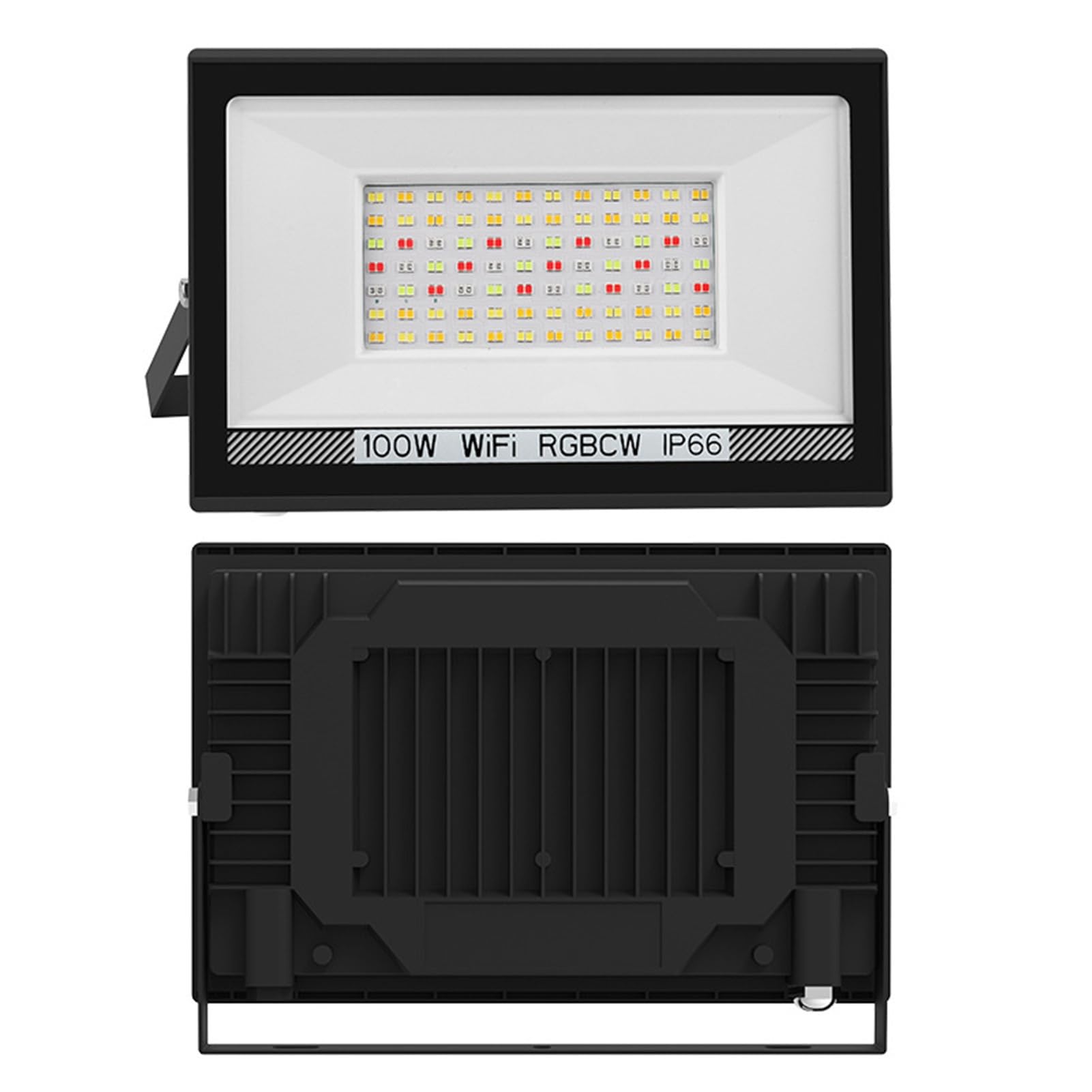 bettght RGB LED Flood Light, Outdoor 100W Equivalent, Bluetooth Smart Floodlights, 16 Million Color Changing, Timing, Music Sync, IP66 Waterproof Landscape Lighting