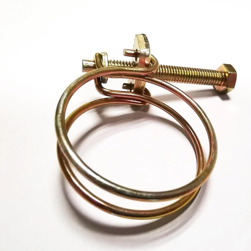Abrazaderas for manguera de tubo telescópico doble alambre tipo C a precio fábrica(Dia.42mm(20pcs))