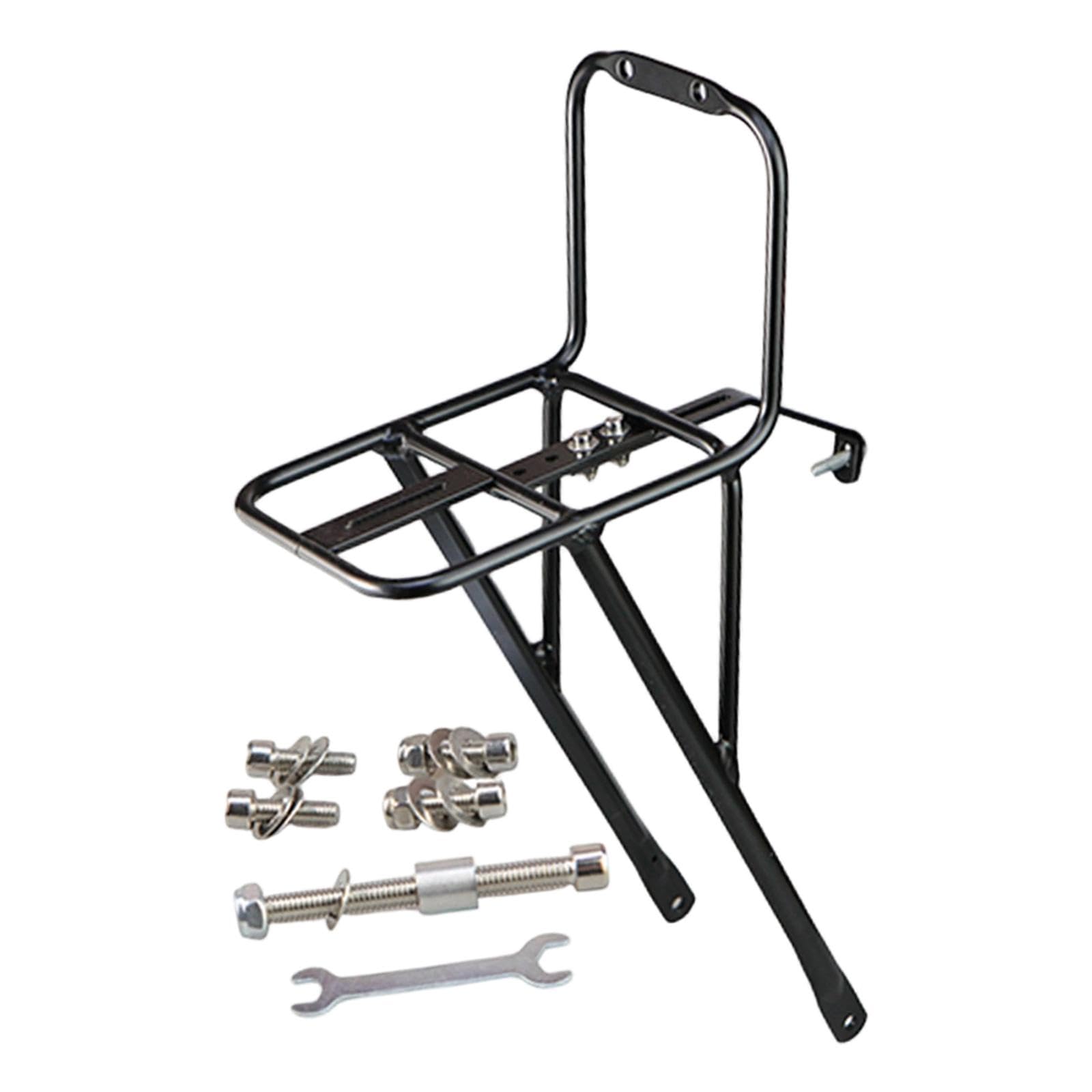 Homyl Porte-Bagages Avant Robuste pour Vélos, Idéal pour Les Vélos de Randonnée et de Course.