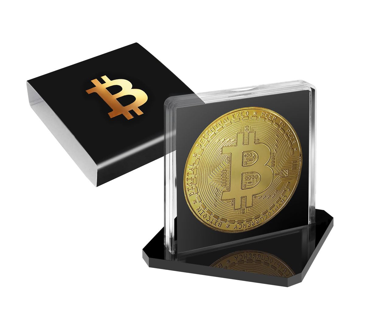 Goldmünze 1oz PfX Physische Goldene Bitcoin Saler ünze [it 24-Karat Echt-Gold  Escape From Tarkov