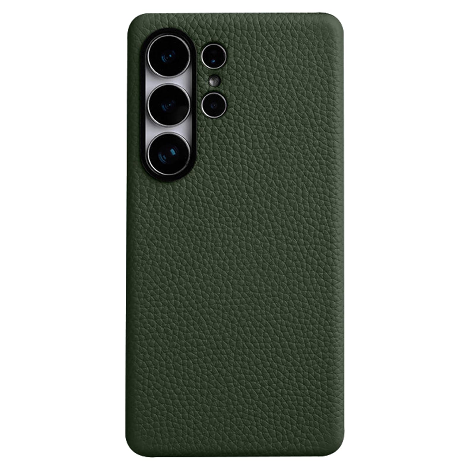 Housse cuir Samsung S26 anti-rayures avec protection objectifs et contours chrome