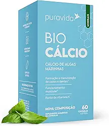Puravida Suplemento alimentar Bio Cálcio 60 cápsulas