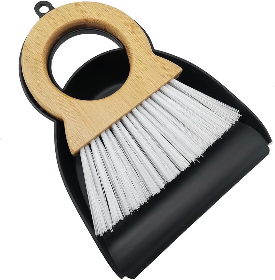 Earwig Mini Desktop Broom Dustpan Set Car Broom Bed-Sweeping Brush Hair Garbage Shovel Small Sweeping Broom Keyboard Brush
