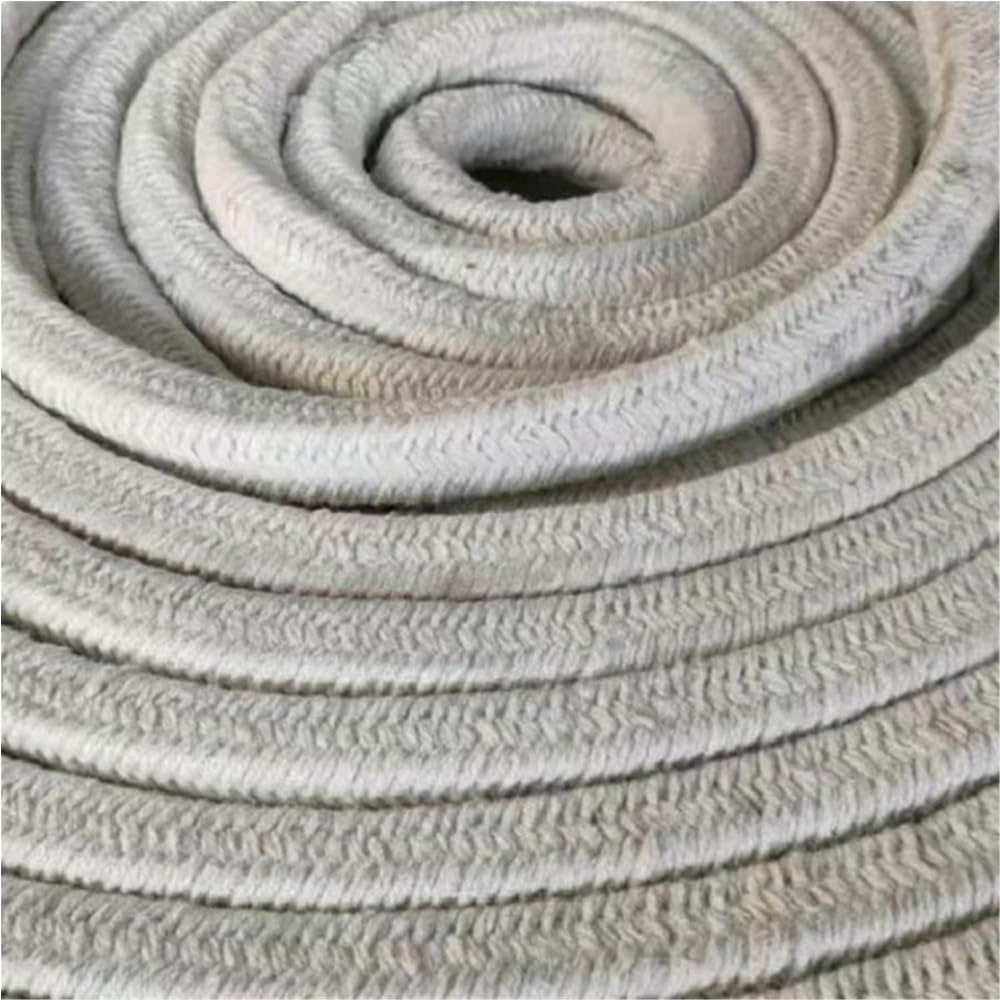 Corda in fibra di vetro per stufe, Corda sigillante quadrata intrecciata in fibra ceramica ad alta temperatura 1M 18x18mm 20x20mm | 20x20mm