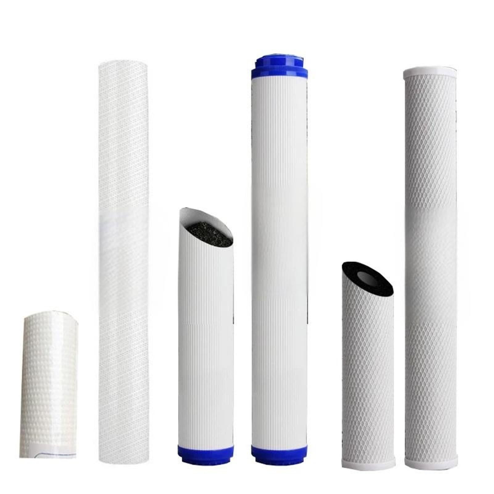 Purificador de agua de 20 pulgadas y 3 niveles con carbón activado granular de 1 micrón PPF/sedimento + UDF/GAC + bloque de carbón CTO (3 niveles) Fácil instalación, adecuado para uso en toda la ca