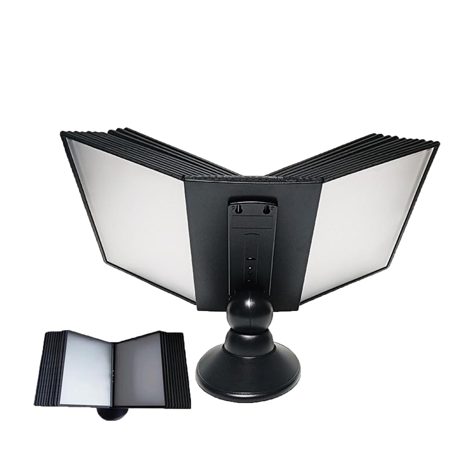 Paneles De Visualización De La Mesa - Clasificador De Mesa, 10 Paneles, Paneles De Visualización Montados En La Pared, Para Oficina, Restaurante, Exhibición Y Almacenamiento(Black)