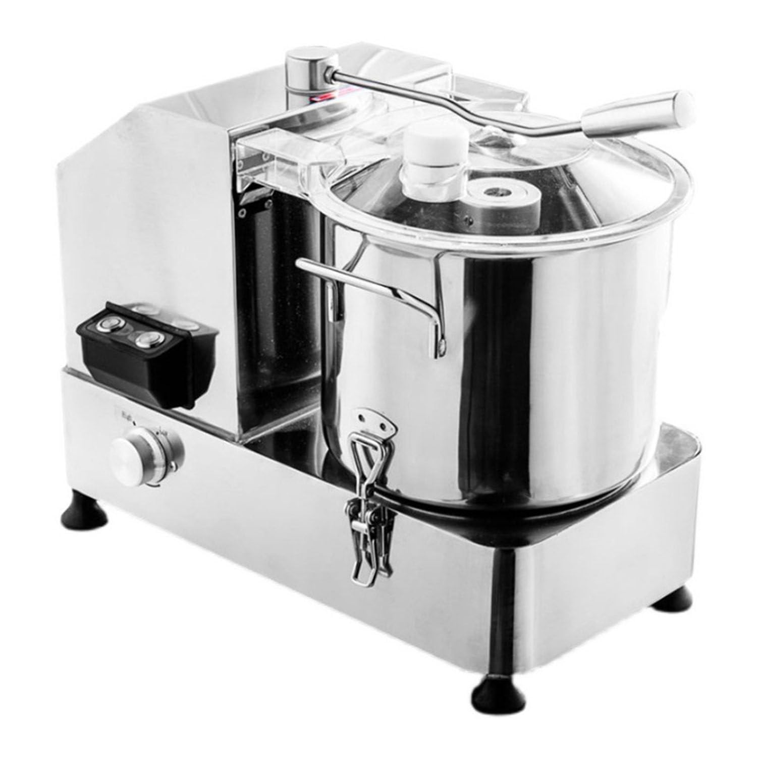 Eoweiot Commercial Food Processor - Multi-Function Meat Grinder, Vegetable Slicer, Stainless Steel Electric Chopper for Vegetables, Meat (9L)