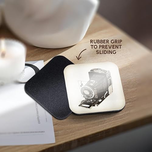 Miniatura 4 de Kike Calvo clásico Camera Collection  imagen de un clásico clásico Camera with Bellow  Posavasos