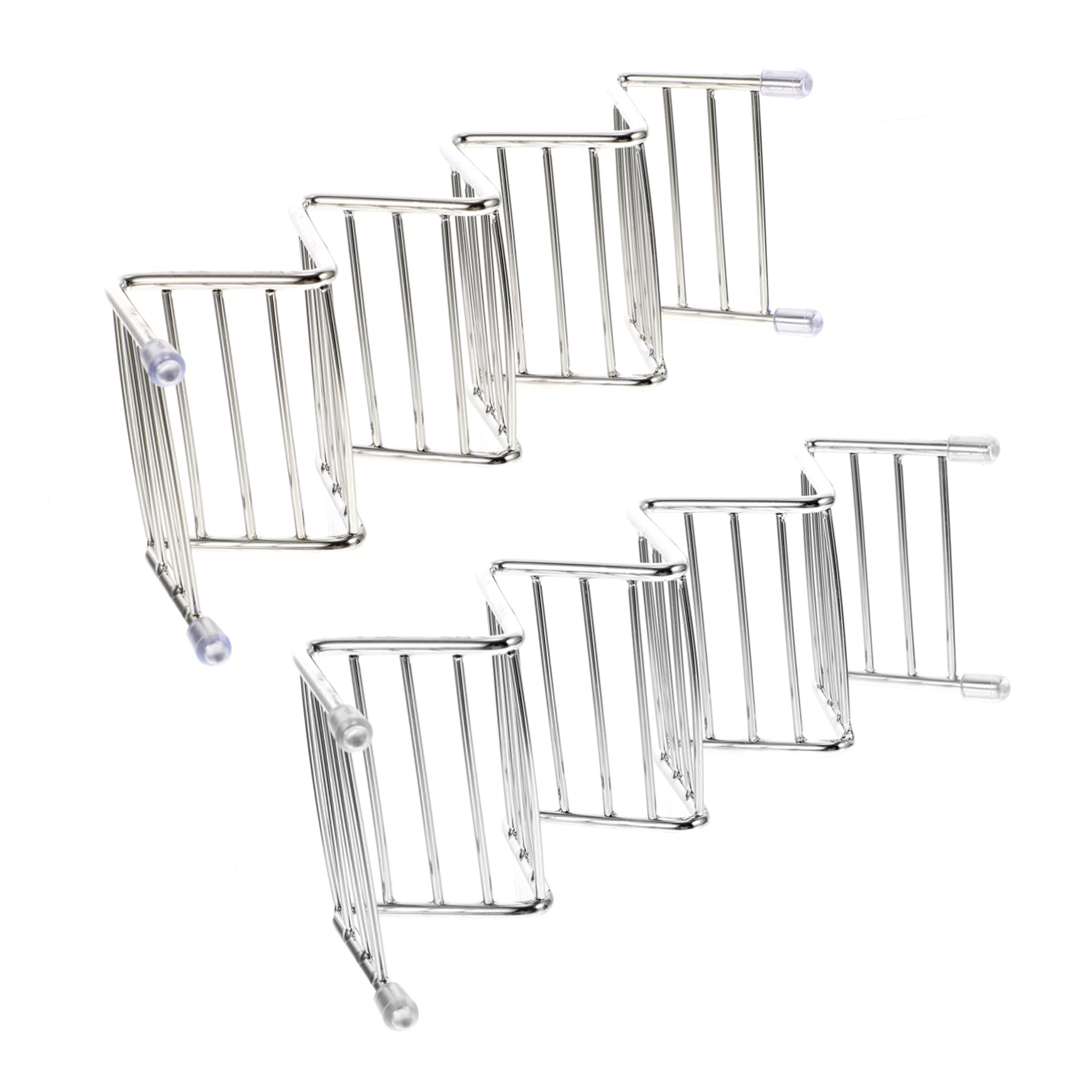 NAMOARLY Pair of Taco Racks Griddle Taco Holders Nonslip Storage Holders Display and Easy Serving