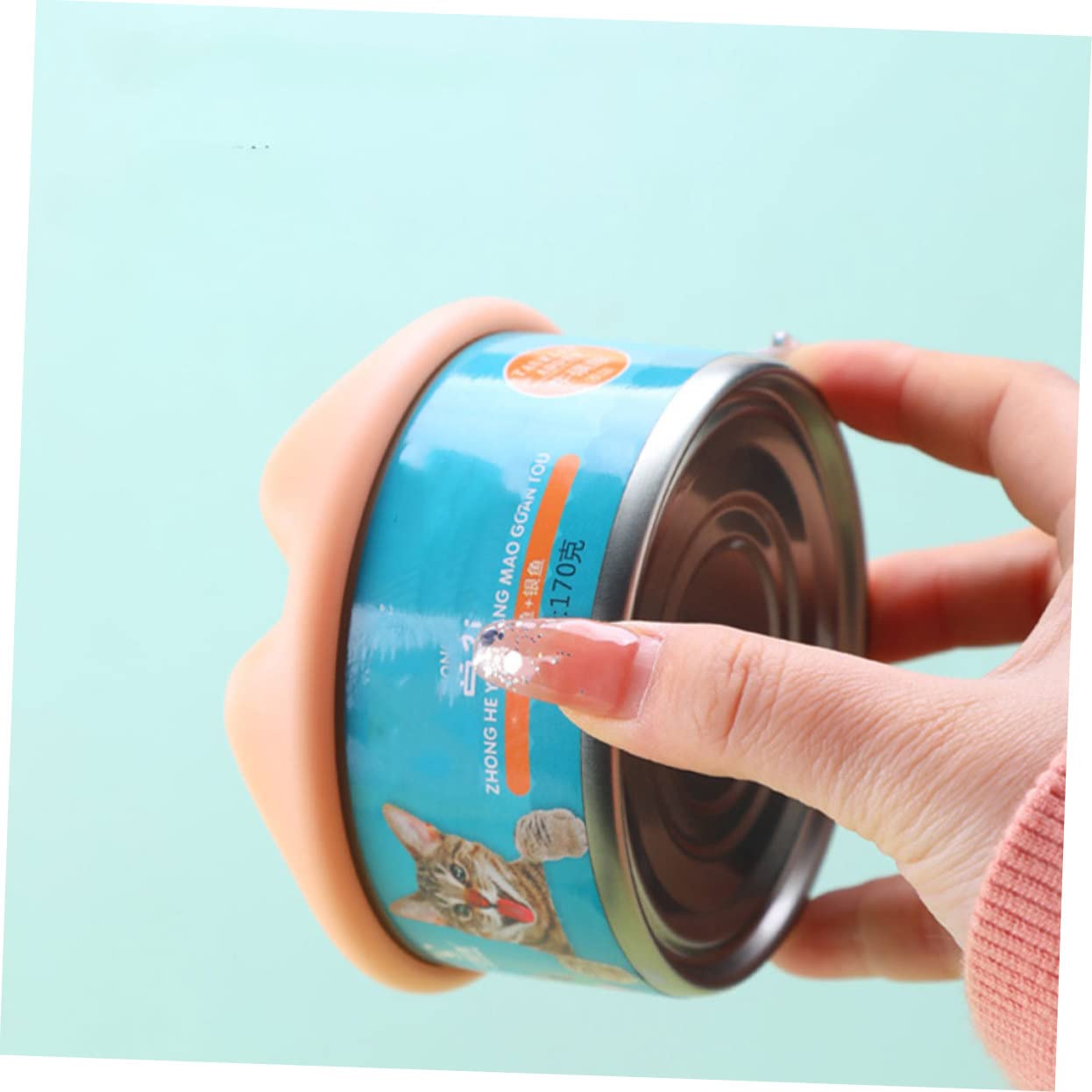 Angoily 3pcs Pet Can Lid Canned Puppy Food Puppy Dog Food Dog Can Covers Can Sealing Lids Spoon The Cat