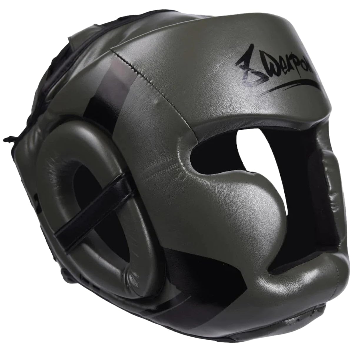 8 WEAPONS Kopfschutz Unlimited, Boxhelm, Sparring & Wettkampf, Größenverstellbar, Hochwertiges Kunstleder, Verstärkte Polsterung & Stabiler Sitz, Kopfschutz Boxen, Muay Thai, K1, MMA & Kickboxen